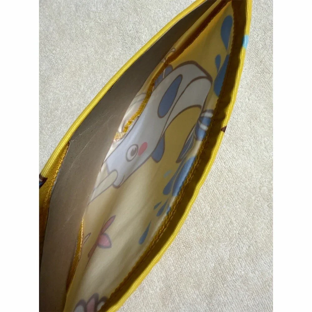 Unique Bargains Kids Cartoon Dolphin Swim Cap Yellow Swimming Hat